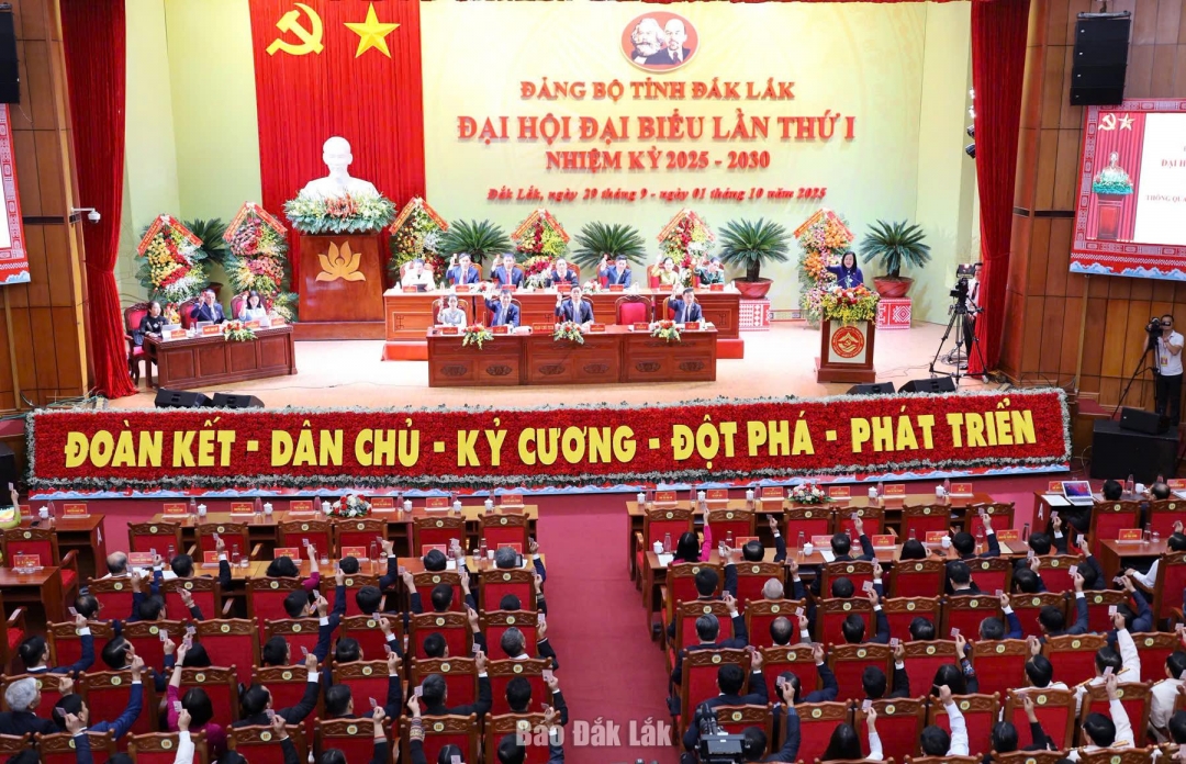 Thành công của đại hội đảng bộ các cấp là tiền đề quan trọng để tổ chức thành công Đại hội đại biểu toàn quốc lần thứ XIV của Đảng. Ảnh: Hà My