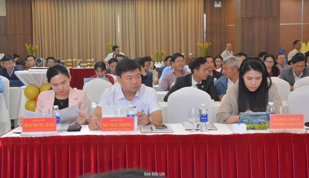 Các đại biểu dự hội nghị.