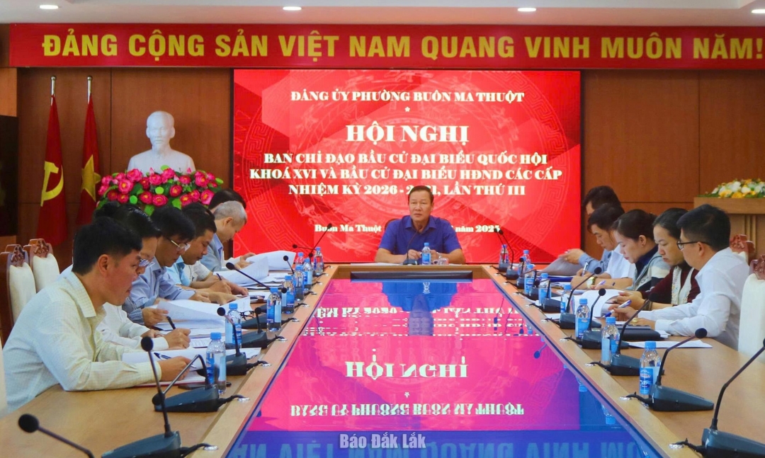 Quang cảnh cuộc họp. Ảnh: Hương Giang