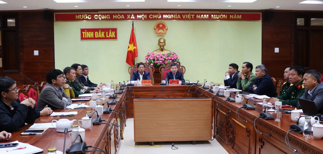 Hội nghị tổng kết trực tuyến “Chiến dịch Quang Trung” thần tốc tại điểm cầu tỉnh Đắk Lắk