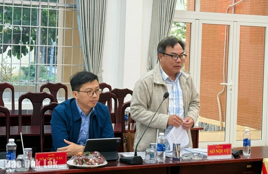 Lãnh đạo Sở Nội vụ thông tin thêm về một số văn bản, quy định trong công tác bầu cử thời gian đến cho địa phương.