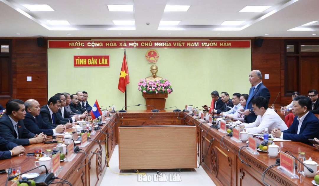 Các đại biểu tham dự buổi chào xã giao