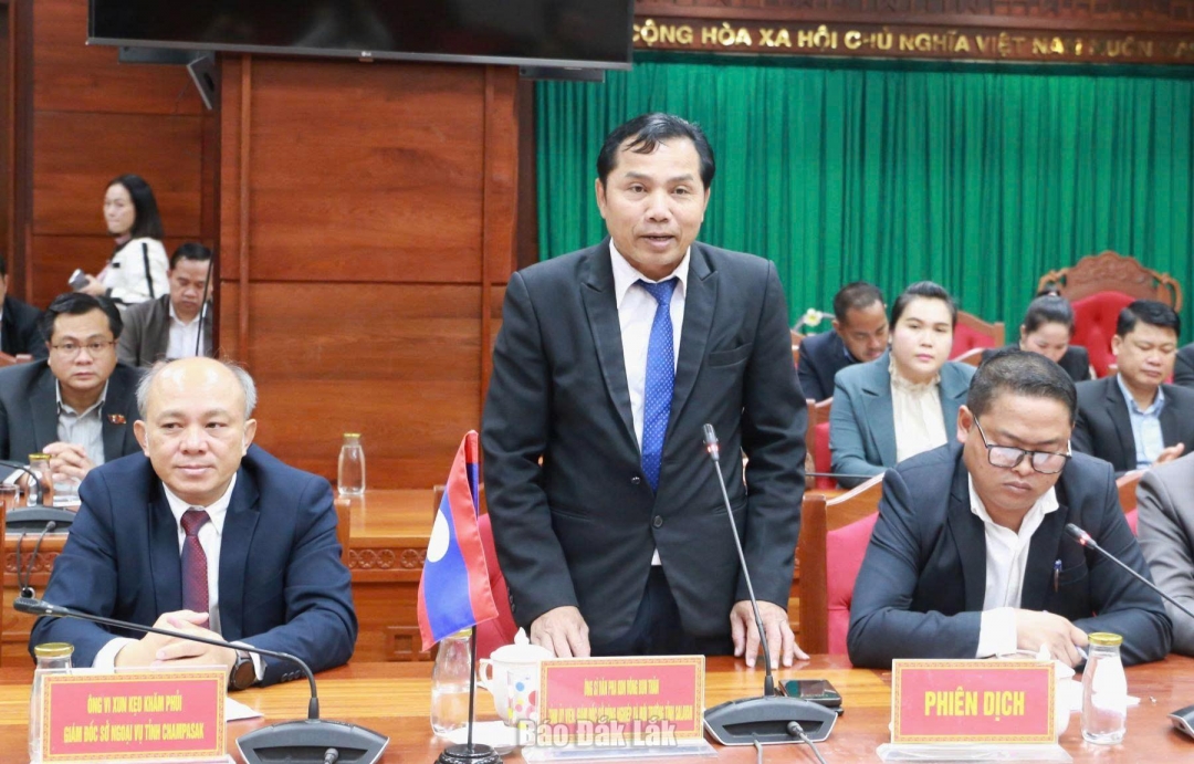 Đại diện tỉnh Salavan đánh giá cao mối quan hệ hợp tác với tỉnh Đắk Lắk