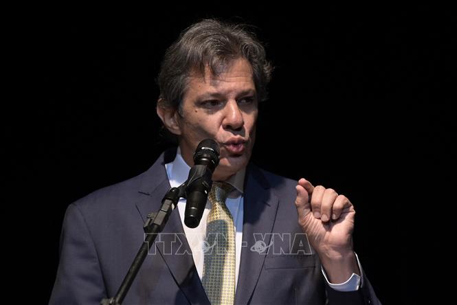 Bộ trưởng Kinh tế Brazil Fernando Haddad. Ảnh tư liệu: AFP/TTXVN