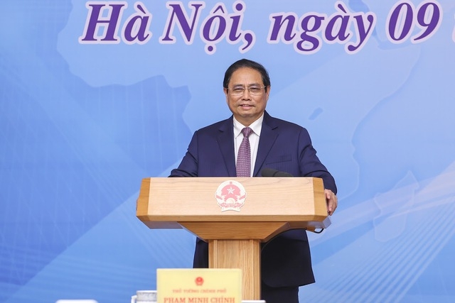 Thủ tướng Chính phủ Phạm Minh Chính phát biểu tại Hội nghị. Ảnh: Chinhphu.vn
