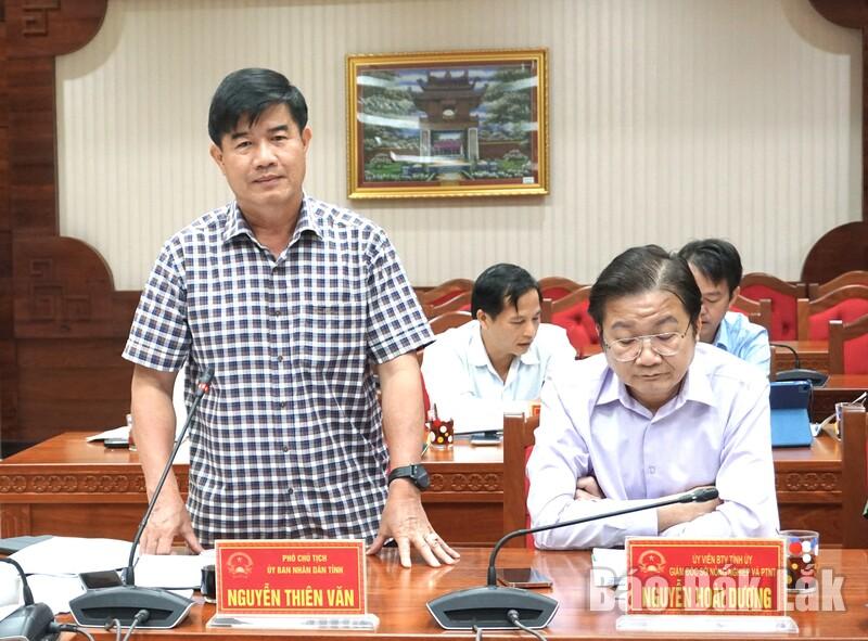 Phó Chủ tịch UBND tỉnh; Nguyễn Thiên Văn