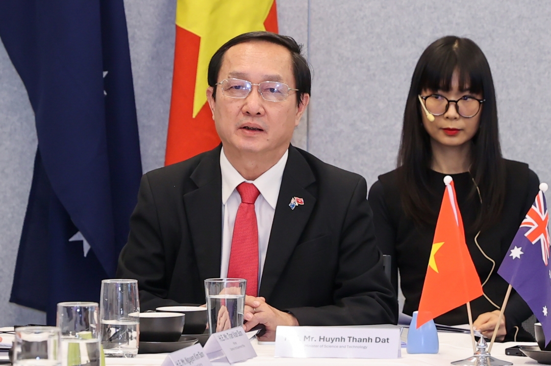 Bộ trưởng Khoa học và Công nghệ Huỳnh Thành Đạt phát biểu - Ảnh: VGP
