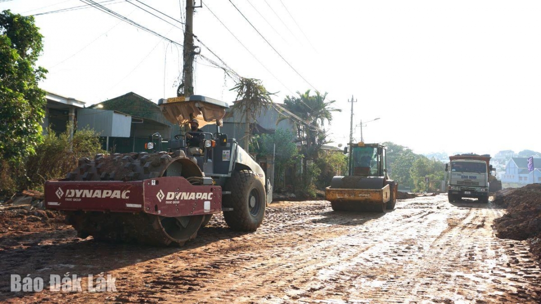 Thi công Dự án Hồ thủy lợi Ea Tam, TP. Buôn Ma Thuột. (Ảnh minh họa)