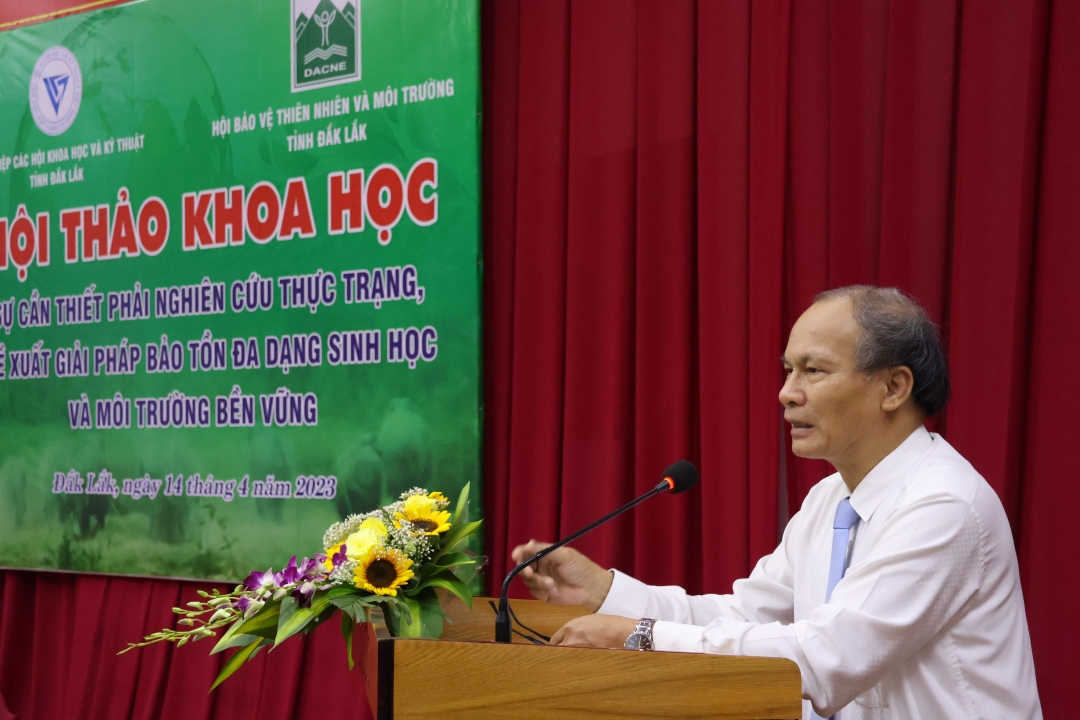 ông Lê Văn Thăng, Phó Chủ tịch Hội Bảo vệ Thiên nhiên và Môi trường Việt Nam