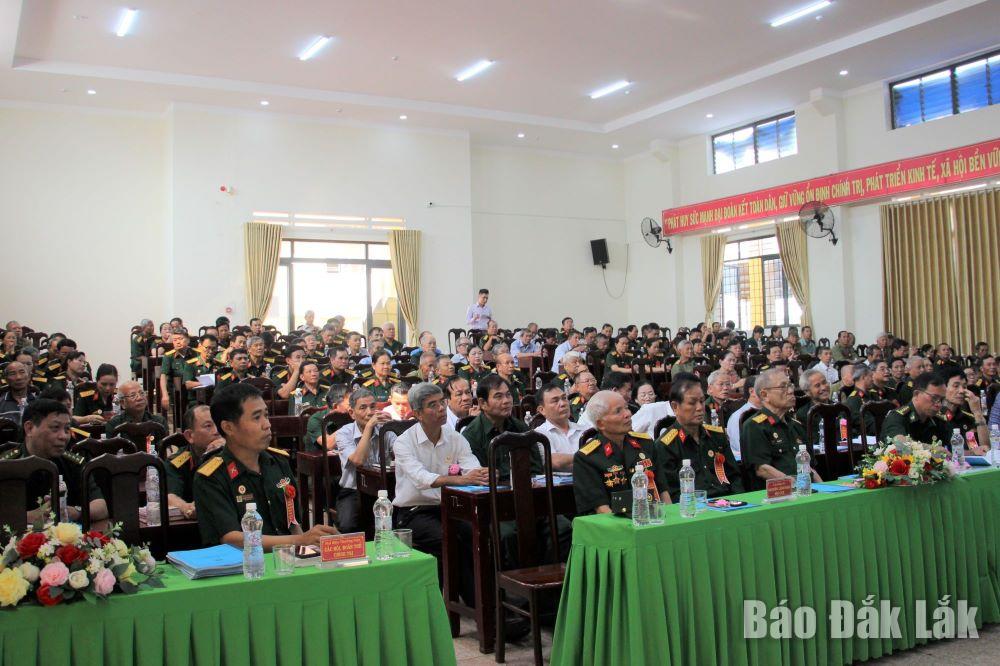 Các đại biểu tham dự hội nghị tổng kết phong trào Cựu chiến binh gương mẫu.