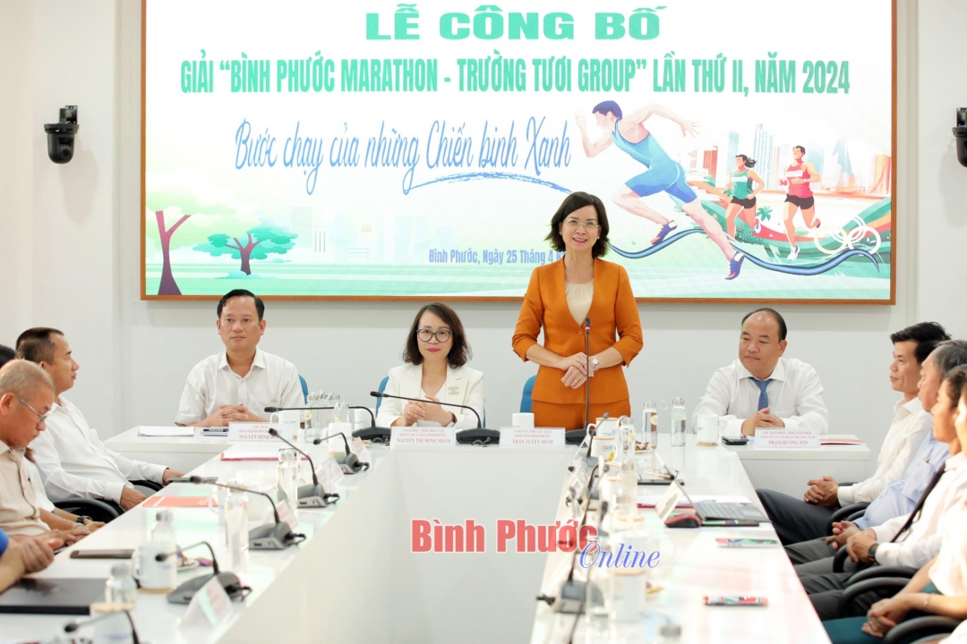 Phó Chủ tịch UBND tỉnh Trần Tuyết Minh mong muốn, thông qua giải nhằm lan tỏa rộng rãi phong trào tập luyện thể thao trong cộng đồng dân cư, góp phần nâng cao sức khỏe, tinh thần cho người dân Bình Phước nói riêng, người dân cả nước nói chung.