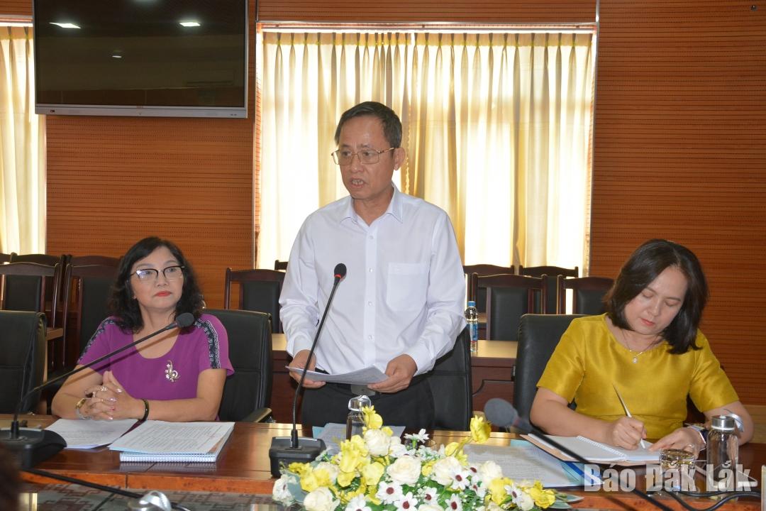 Phó Giám đốc Sở Giáo dục và Đào tạo Nguyễn Tường Hiệp thông tin chi tiết về Hội khỏe.
