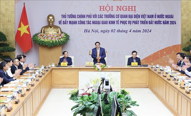 Thủ tướng Chính phủ Phạm Minh Chính và các đại biểu tại hội nghị (ảnh: TTXVN)
