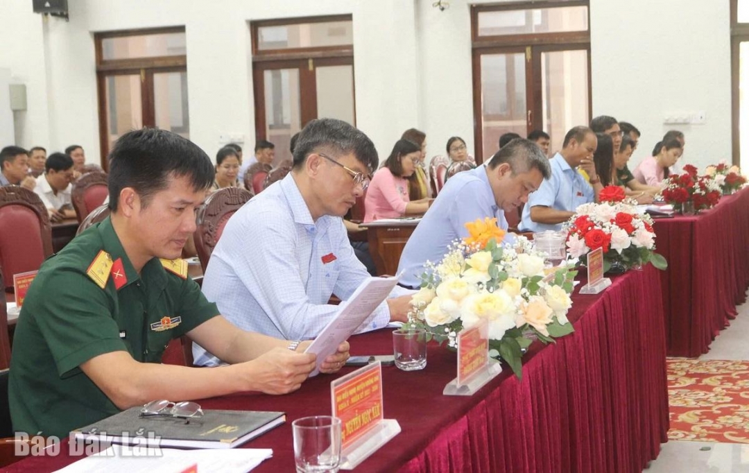 Các đại biểu tham dự kỳ họp.