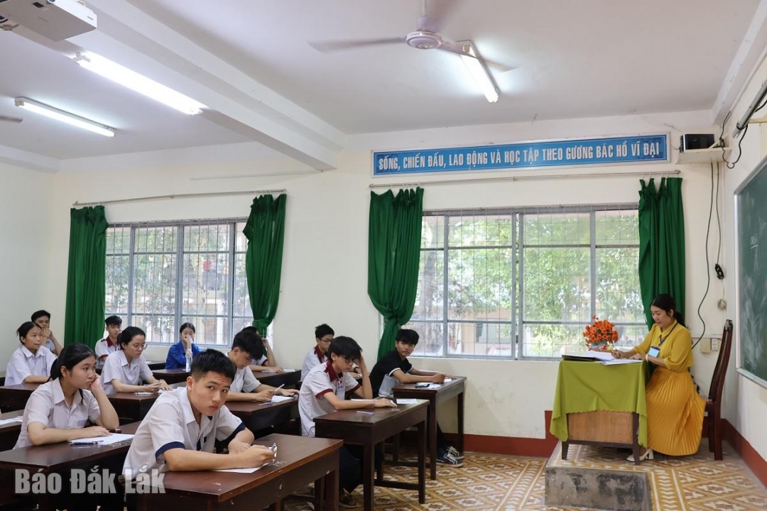 Thí sinh tham dự Kỳ thi tuyển sinh vào lớp 10 THPT năm học 2024 - 2025.