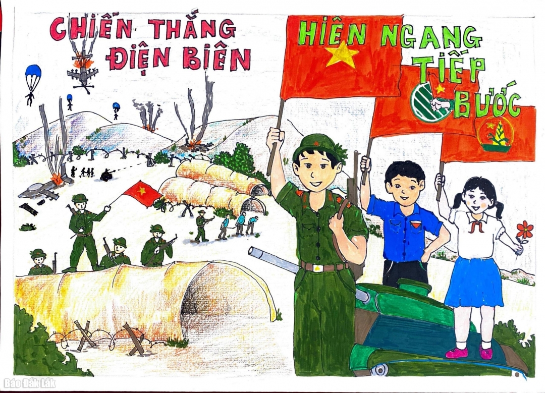 giải Nhất cho em Phạm Gia Bảo (lớp 5B, Trường Tiểu học Trần Văn Ơn, huyện Ea Kar)
