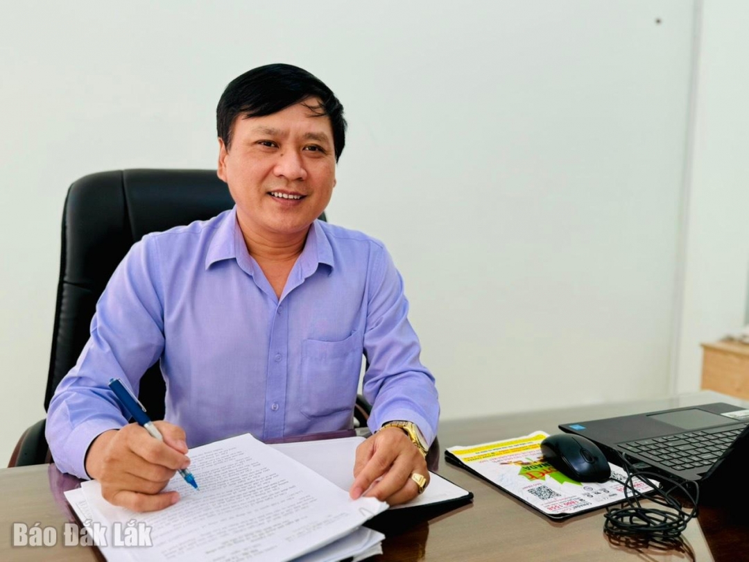 Giám đốc Trung tâm Dịch vụ việc làm Đắk Lắk Lê Hải Lý.