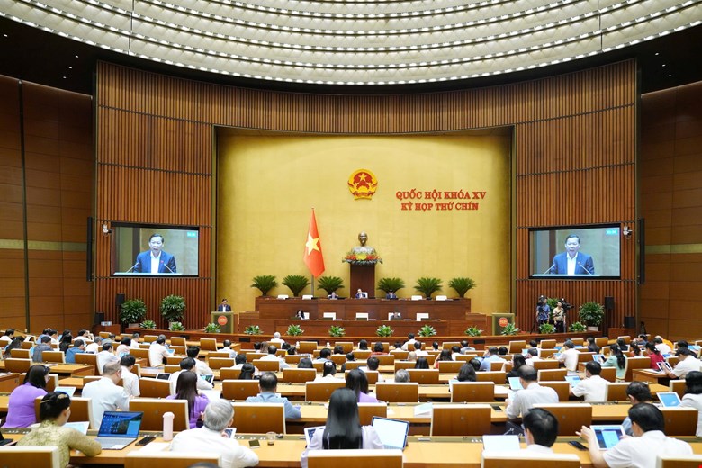 Toàn cảnh phiên họp. Ảnh: quochoi.vn