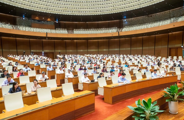 Đại biểu dự phiên làm việc. Ảnh: quochoi.vn