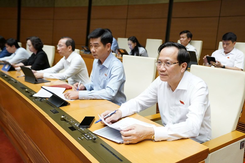 Đại biểu tham dự phiên làm việc. Ảnh: quochoi.vn