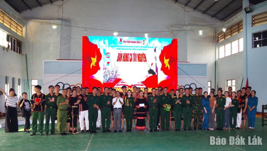 Đoàn thư viện quân đội quyết tâm ghi dấu ấn cao tại liên hoan.