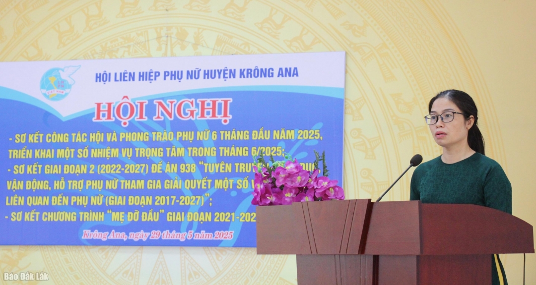 Chủ tịch Hội LHPN huyện Krông Ana