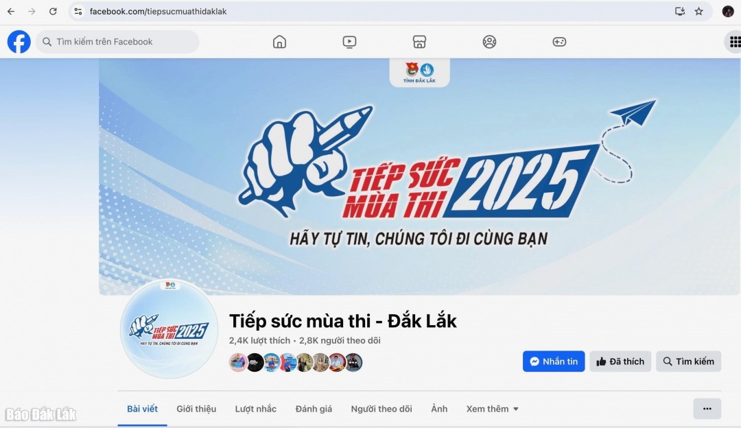 Fanpage chính thức của chương trình