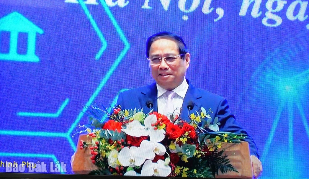 Phát biểu tại buổi lễ, Thủ tướng Chính phủ Phạm Minh Chính 