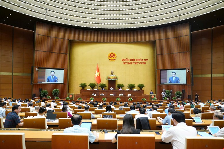 Quang cảnh phiên làm việc. Ảnh: quochoi.vn