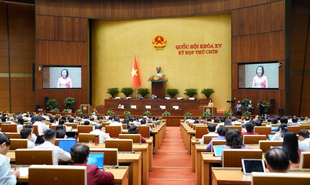 Quang cảnh phiên làm việc. Ảnh: quochoi.vn