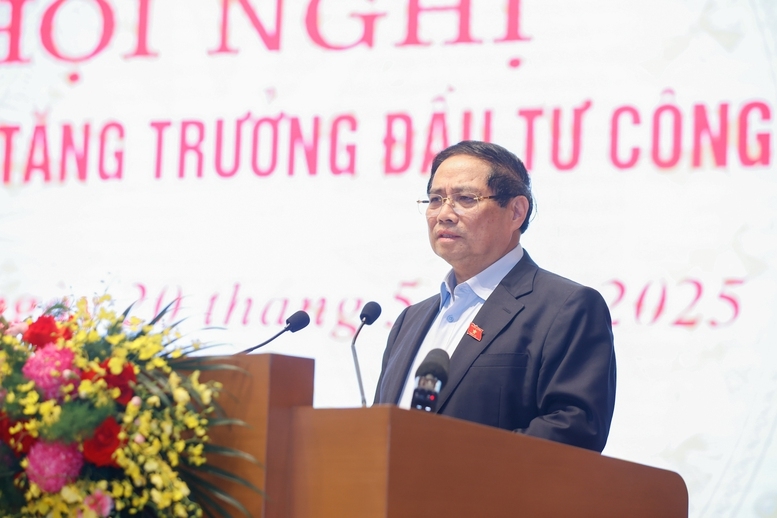 Thủ tướng Phạm Minh Chính phát biểu tại Hội nghị - Ảnh: baochinhphu.vn