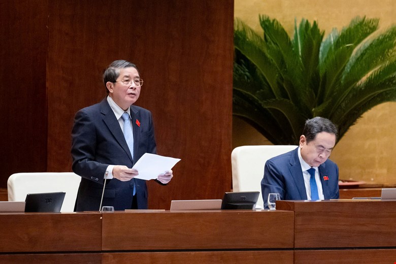 Phó Chủ tịch Quốc hội Nguyễn Đức Hải điều hành phiên làm việc. Ảnh: quochoi.vn