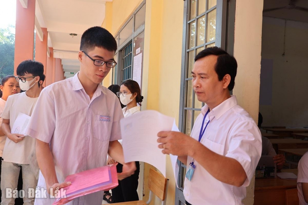 Thí sinh tham dự Kỳ thi tốt nghiệp THPT năm 2024. 