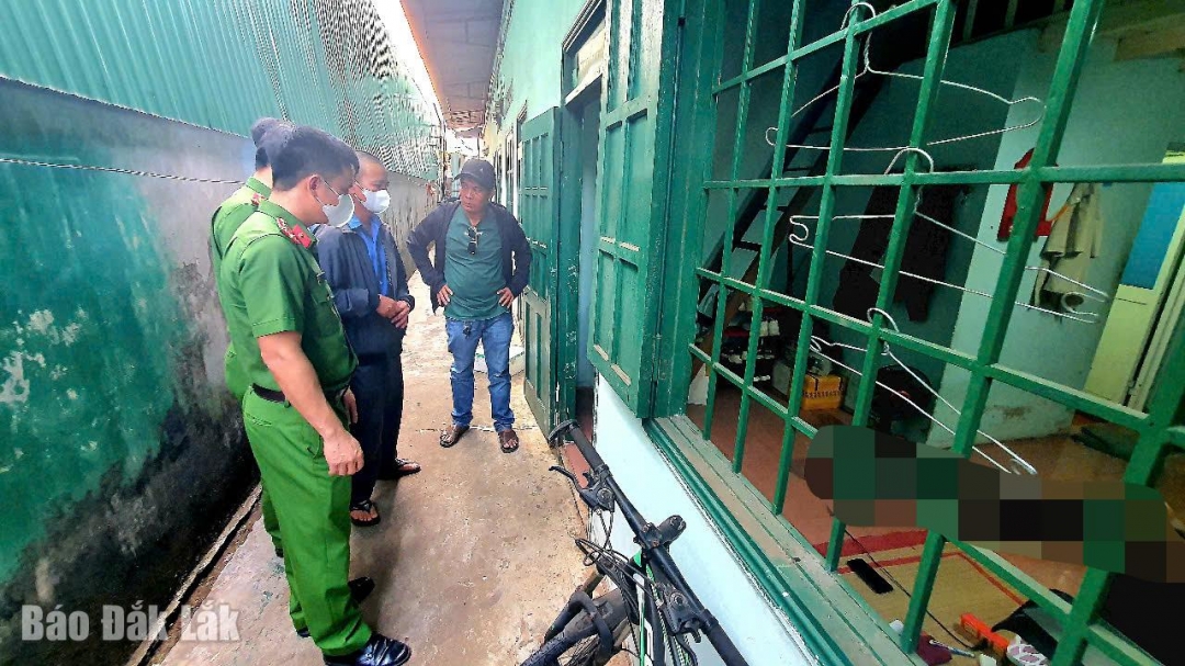 Hiện trường vụ việc.