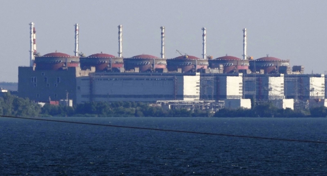 Nhà máy điện hạt nhân Zaporizhzhia. Ảnh: Kyodo/TTXVN