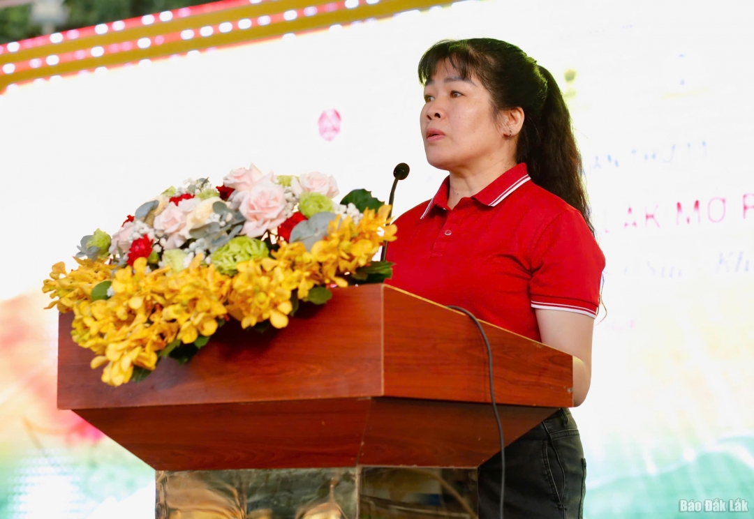 phát biểu tại chương trình.