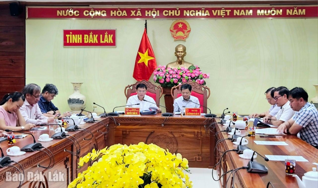 Các đại biểu tham dự tại điểm cầu Đắk Lắk.