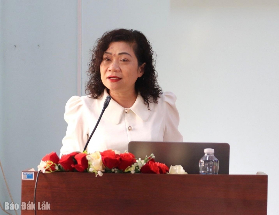 Bí thư Huyện ủy Krông Ana H Yâo Knul phát biểu chỉ đạo Hội nghị.