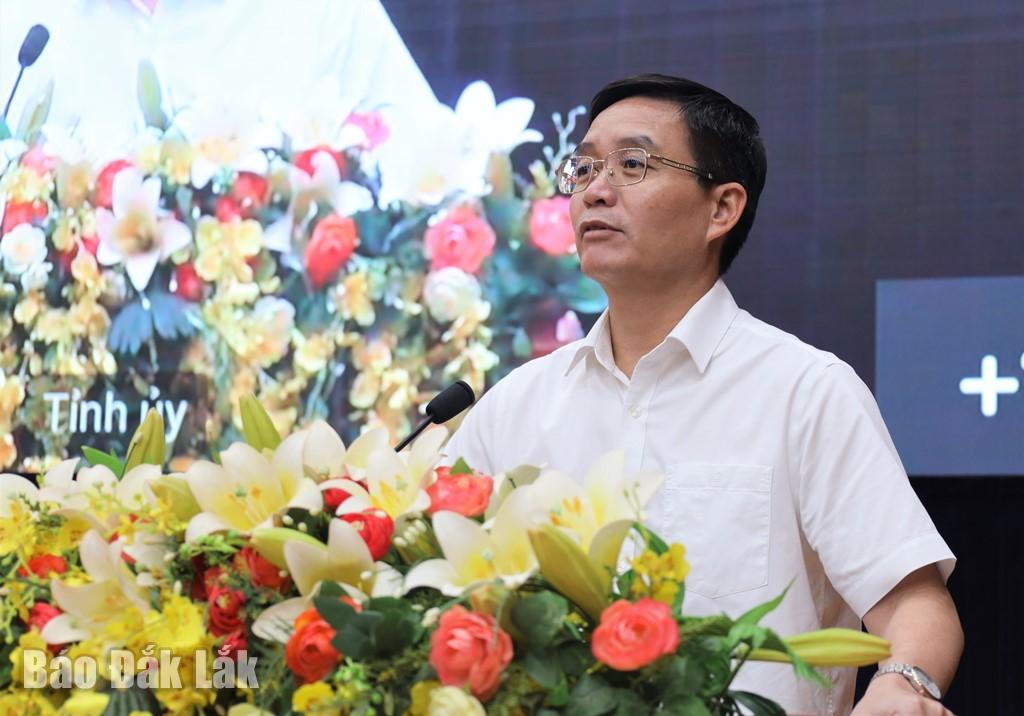 Ủy viên Trung ương Đảng, Bí thư Tỉnh ủy Nguyễn Đình Trung quán triệt Kế hoạch số 290-KH/TU.