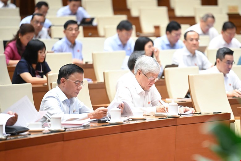 Đại biểu tham dự phiên làm việc. Ảnh: quochoi.vn