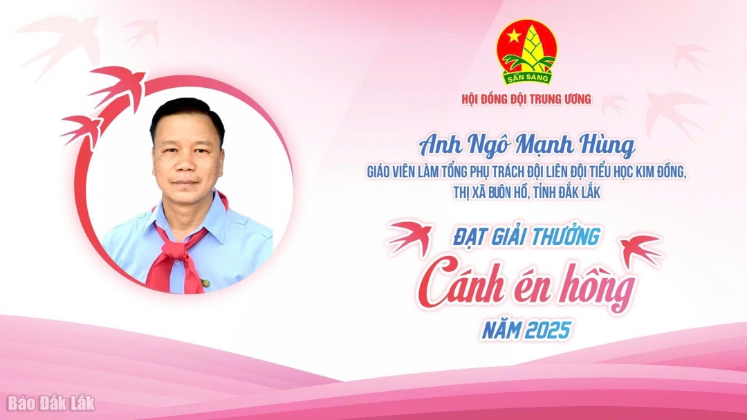 Thầy giáo Ngô Mạnh Hùng.