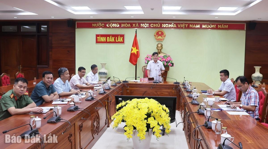 Các đại biểu tham dự tại điểm cầu Đắk Lắk.
