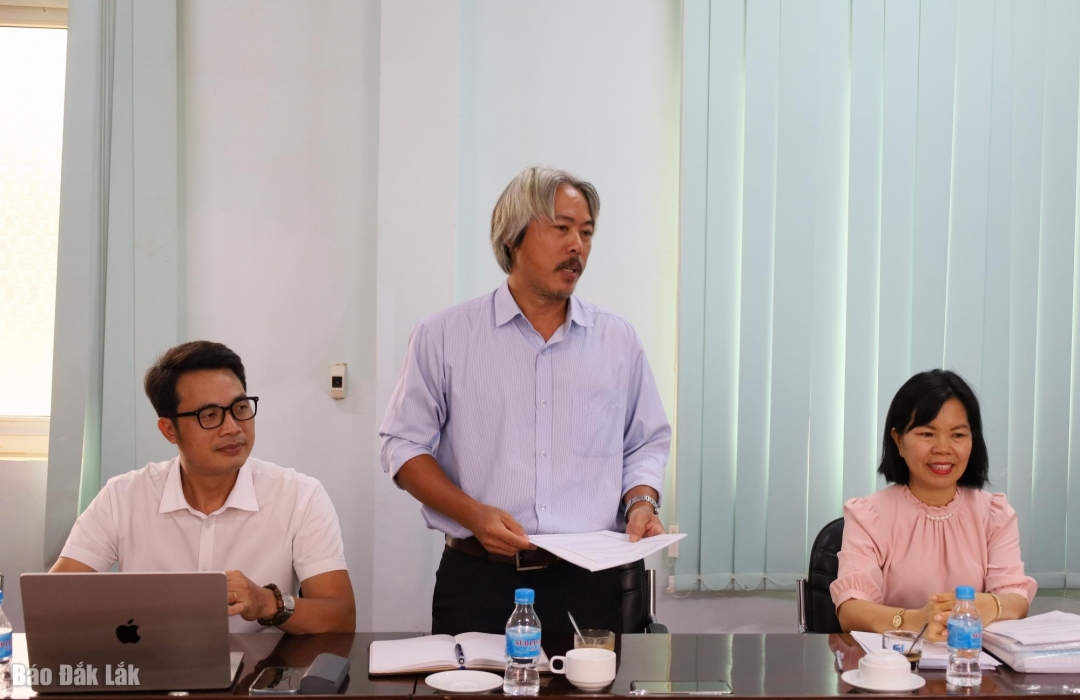Chủ nhiệm đề tài Nghiên cứu hiện trạng và một số giải pháp phát triển cây ăn quả có múi tại tỉnh Đắk Lắk báo cáo kết quả thực hiện.