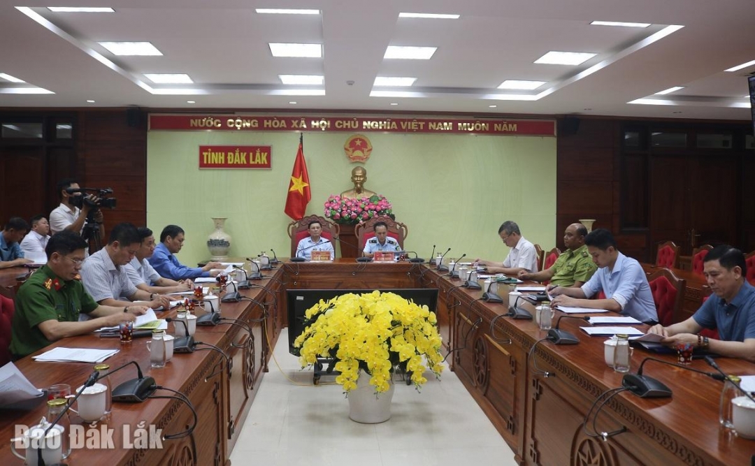 Các đại biểu tham dự tại điểm cầu tỉnh Đắk Lắk.