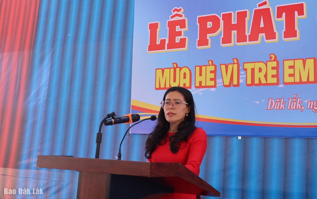 tiến sĩ Lê Thị Thảo, Trưởng Phòng Giáo dục phổ thông và Giáo dục Nghề nghiệp – Giáo dục thường xuyên, Sở Giáo dục và Đào tạo