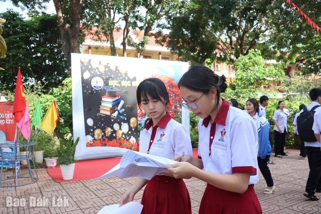 Thí sinh tham dự Kỳ thi tuyển sinh vào lớp 10 THPT năm học 2025 - 2026. 