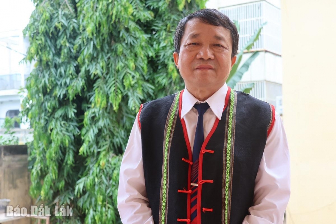Cựu binh Nguyễn Duy Quảng, buôn Kô Siêr, phường Tân Lập.