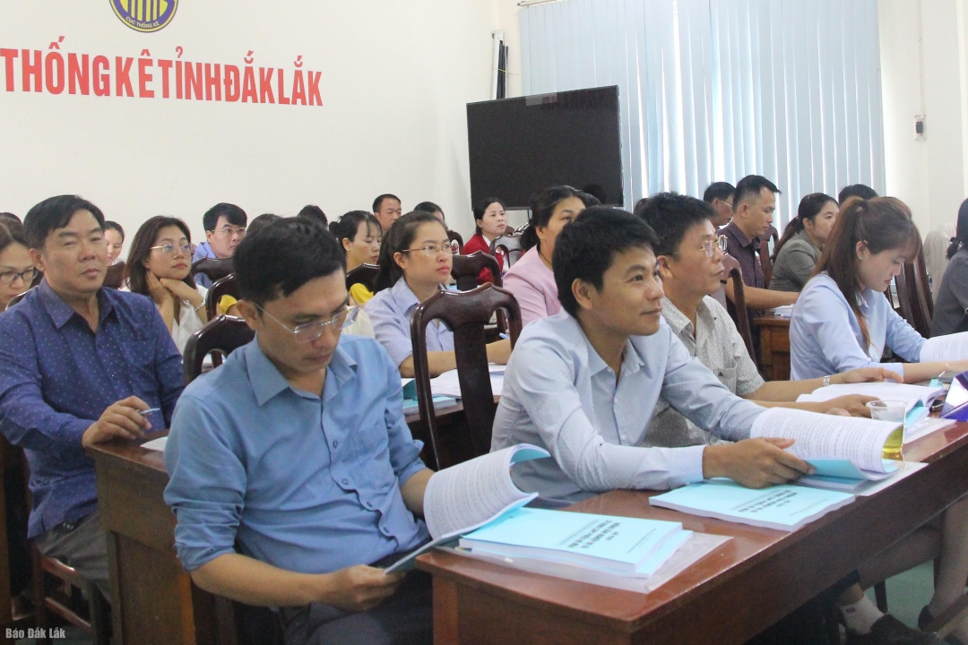 Học viên tham dự hội nghị tập huấn.