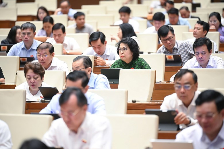 Đại biểu tham dự phiên làm việc. Ảnh: quochoi.vn