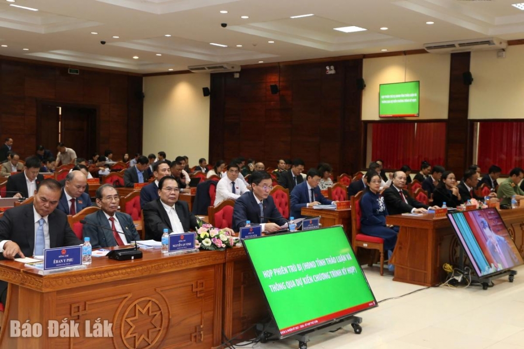 Đại biểu tham dự phiên khai mạc Kỳ họp thứ Chín, HĐND tỉnh khóa X. (Ảnh minh họa)
